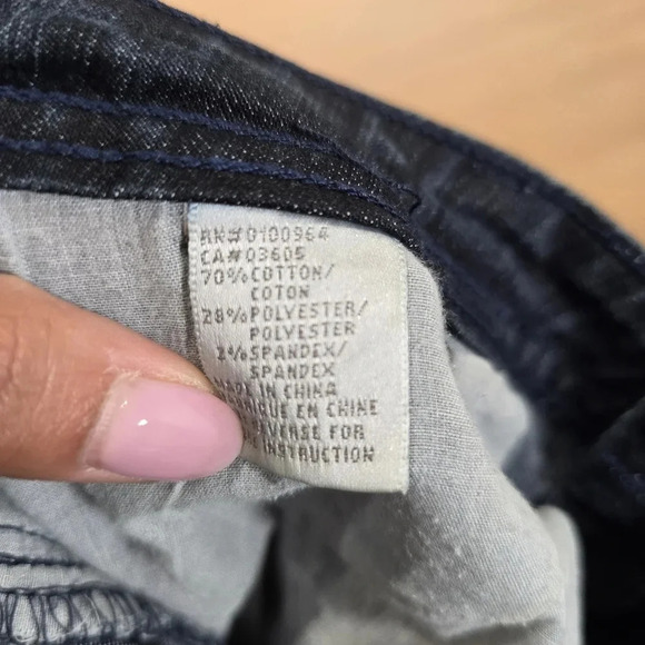 Vintage Akademiks Jeans Size 34 x 35 Embroidered Logo Y2k Hip Hop AKDMKS - Picture 8 of 8